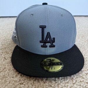 LA Dodgers 2024 WS Champs Patch New Era 59FIFTY Fitted Hat